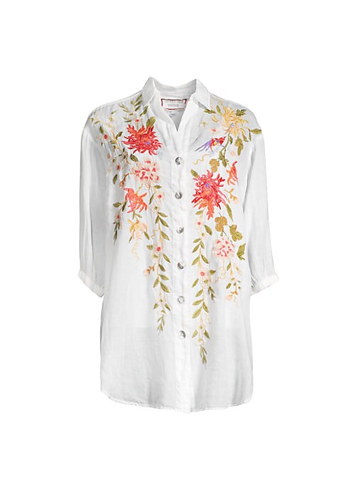 Floral High-Low Tunic