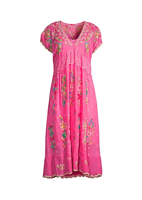 Floral Lace Midi Dress