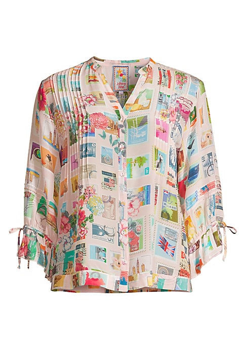 Whimsical Silk Blouse