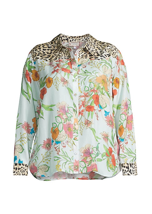 Floral Fusion Silk Top