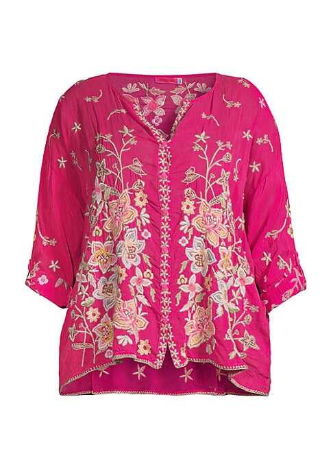 Embroidered Floral Blouse