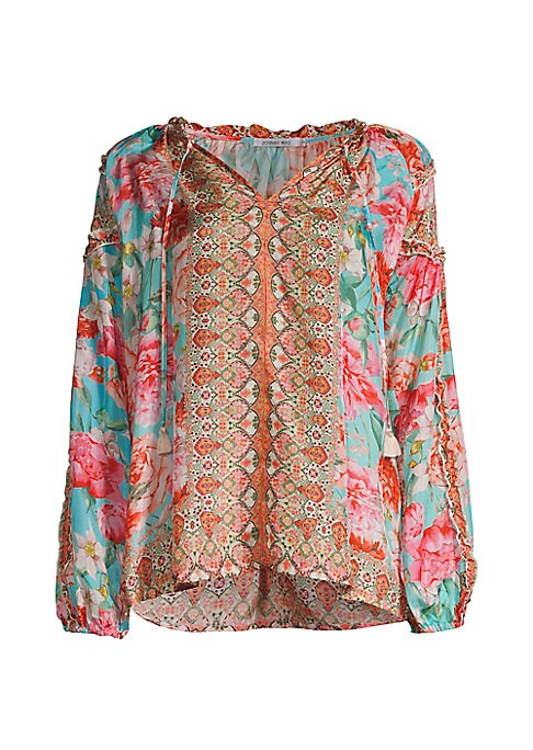 Elegant Floral Silk Top