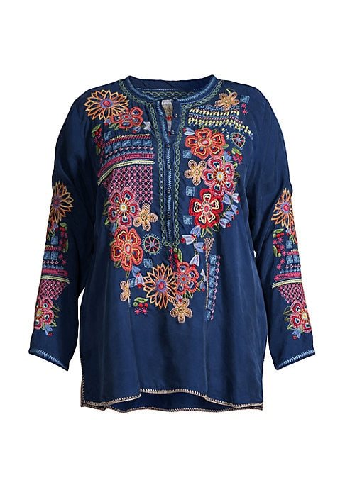 Bohemian Floral Blouse