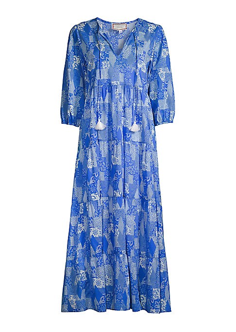 Mosaic Charm Midi Dress