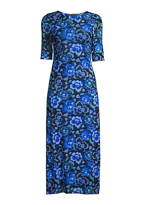 Floral Elegance Midi Dress