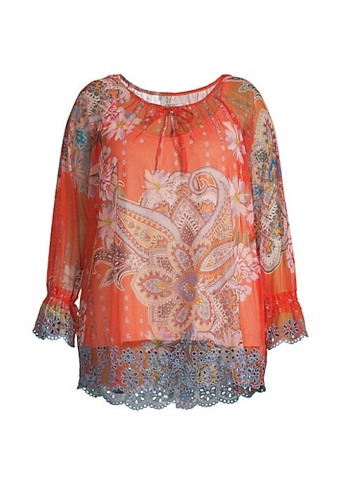 Bohemian Floral Blouse