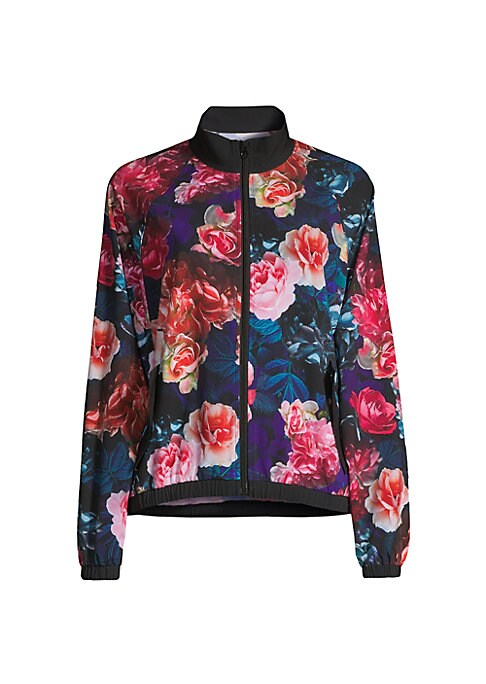 Floral Chic Zip Jacket