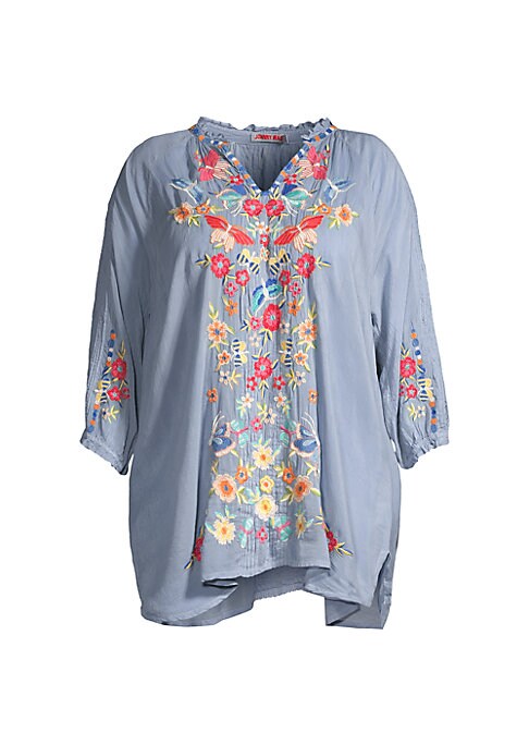 Floral Ruffle Tunic