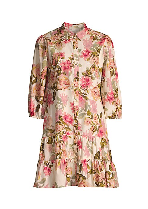 Floral Tiered Mini Dress