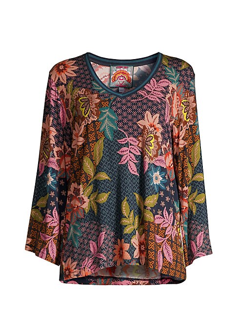 Bohemian Floral Swing Top
