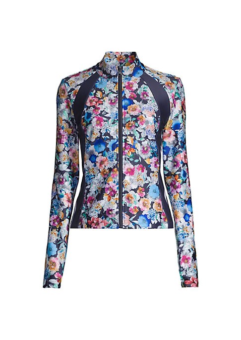 Floral Fit Athletic Jacket