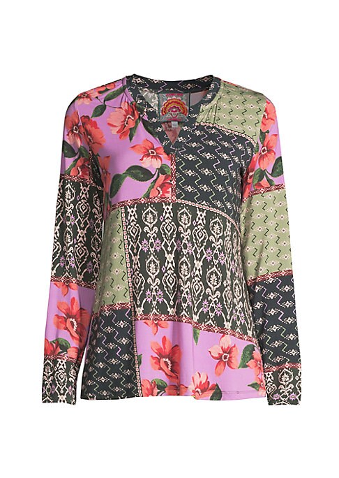 Patchwork Elegance Top