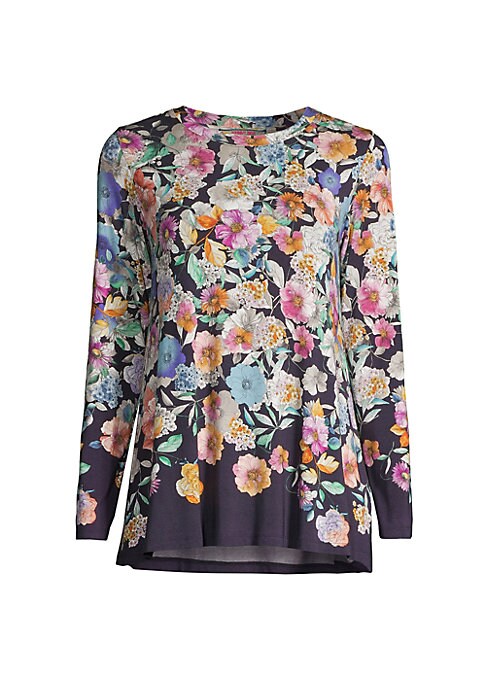 Vibrant Floral Print Top