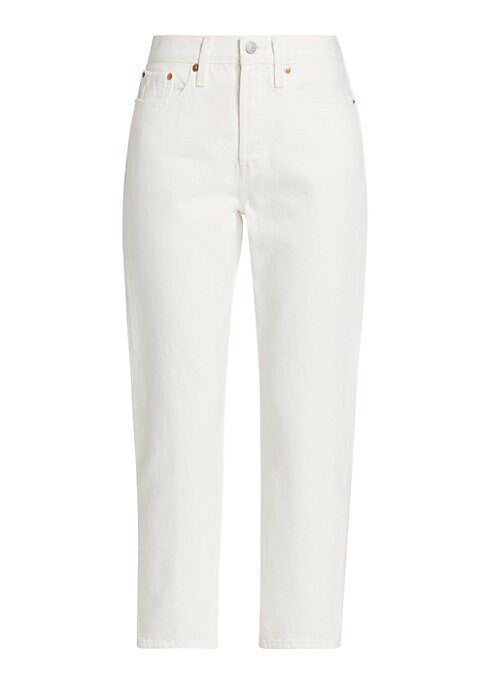 High-Waist Straight Jeans