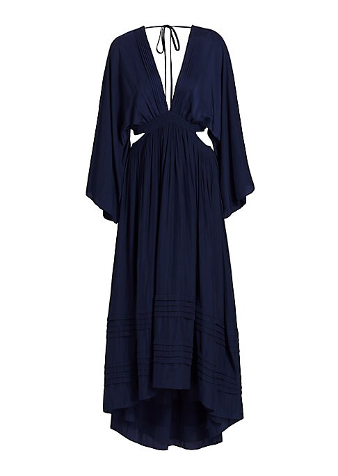 Elegant Cut-Out Midi Dress