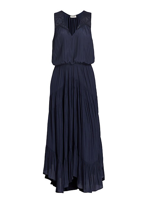 Bohemian Crochet Maxi Dress