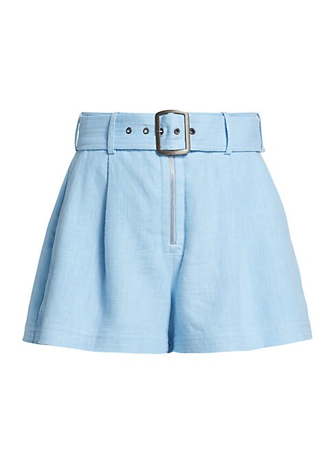 Chic Twill Flare Shorts
