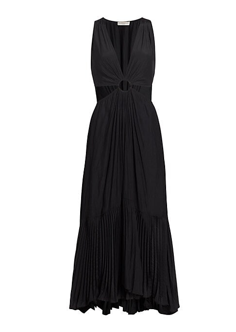 Vivid Cut-Out Maxi Dress
