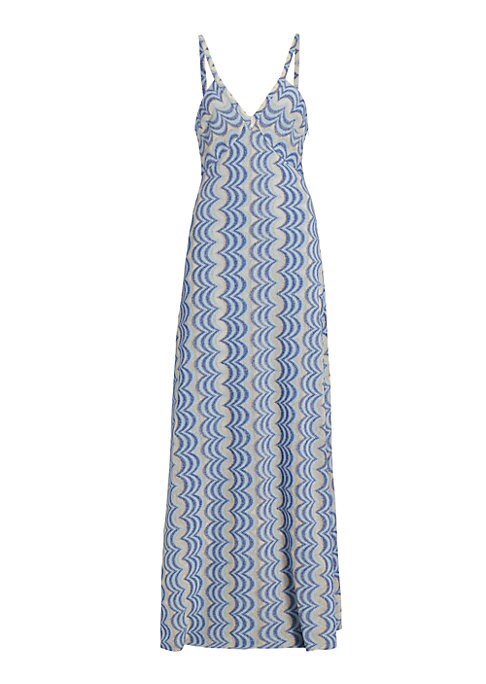 Chic V-Neck Maxi Dress
