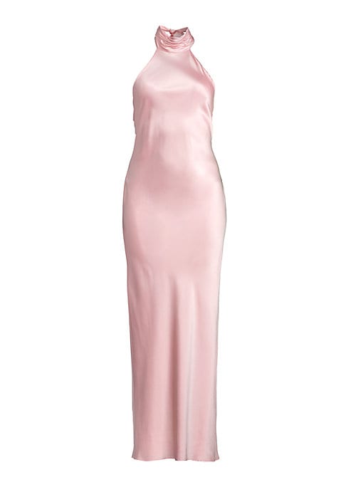 Elegant Satin Evening Dress