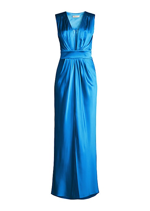 Satin Slit Elegance Gown