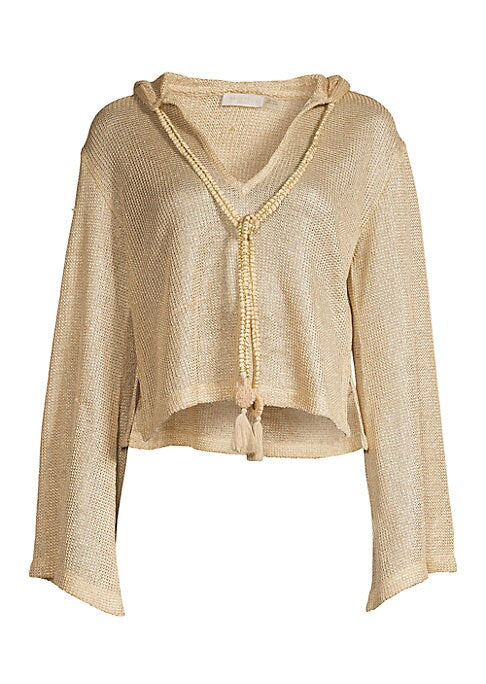 Metallic Boxy Hoodie