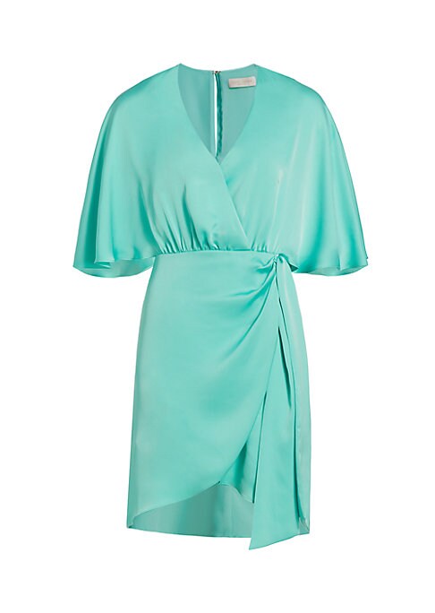 Satin Flutter Mini Dress