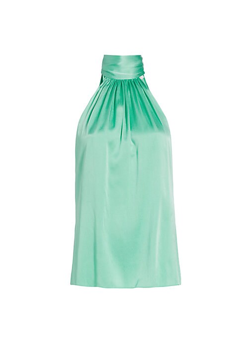 Chic Silk Bow Top