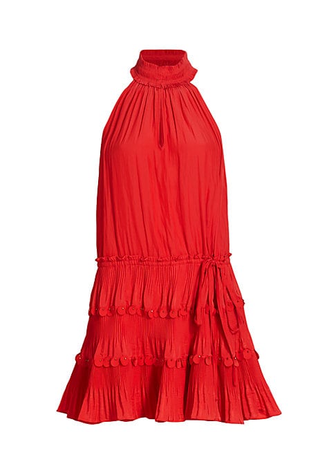 Beaded Tiered MiniDress
