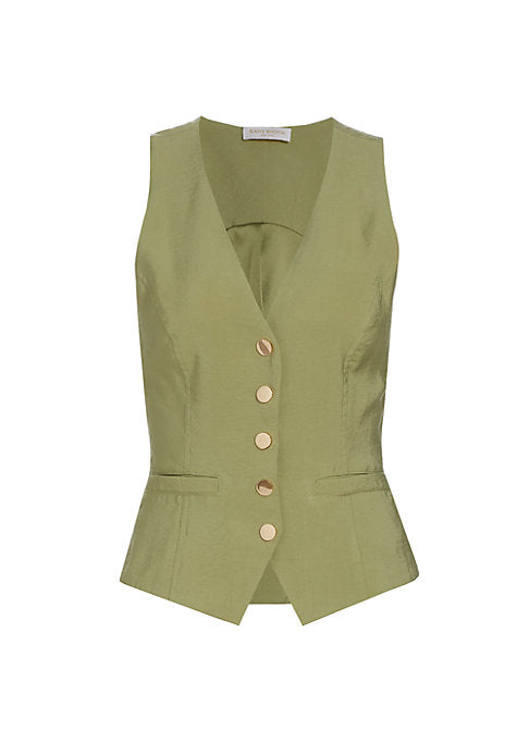 Chic V-Neck Waist Vest