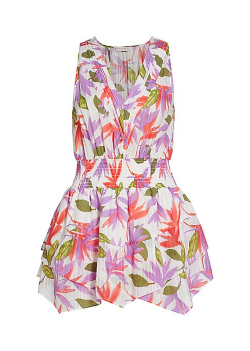 Floral V-Neck Mini Dress