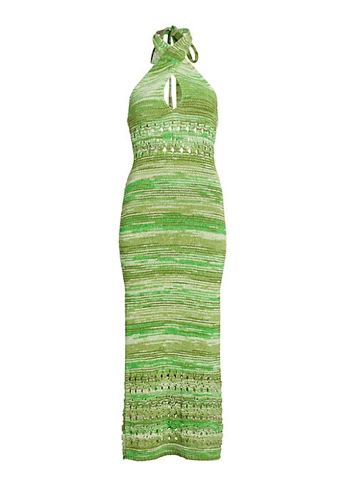 Cut-Out Halterneck Dress