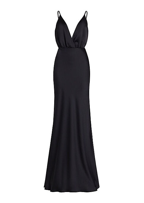 Satin Slit Elegance Dress