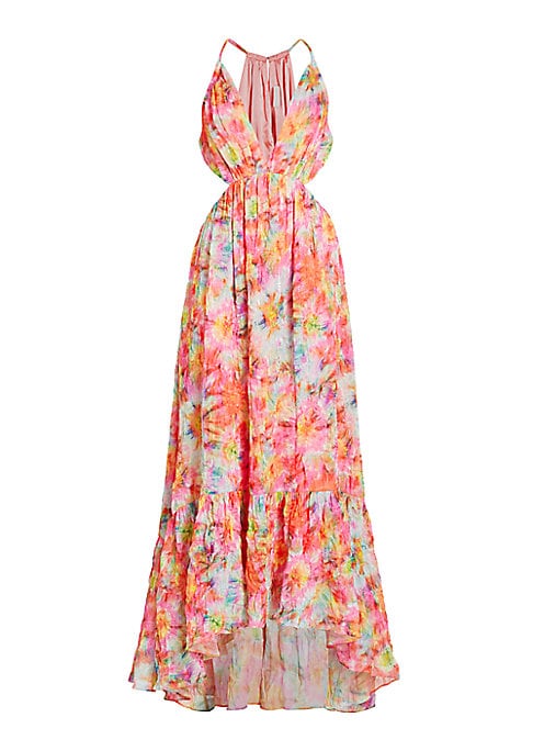 Satin Slice Gown