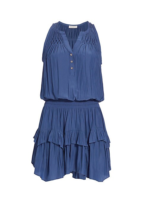 Tiered Blouson Dress