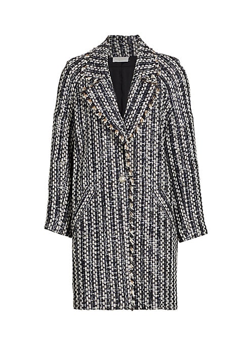 Fringe Pearl Tweed Jacket