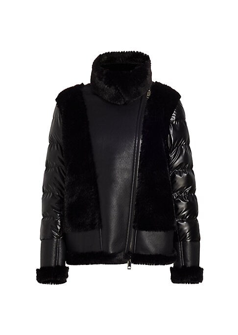 Chic Puffer with Faux Fur