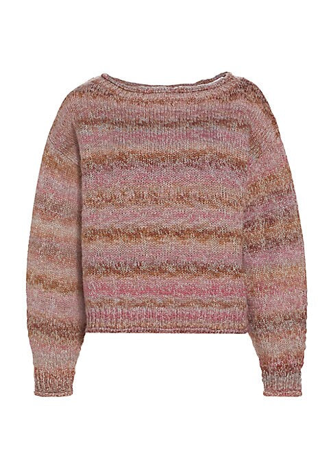 Muted Marled Stripe Sweater