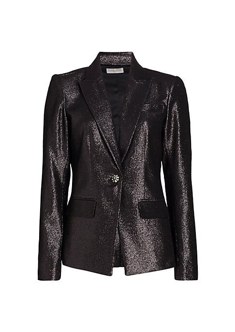 Glam Metallic Blazer