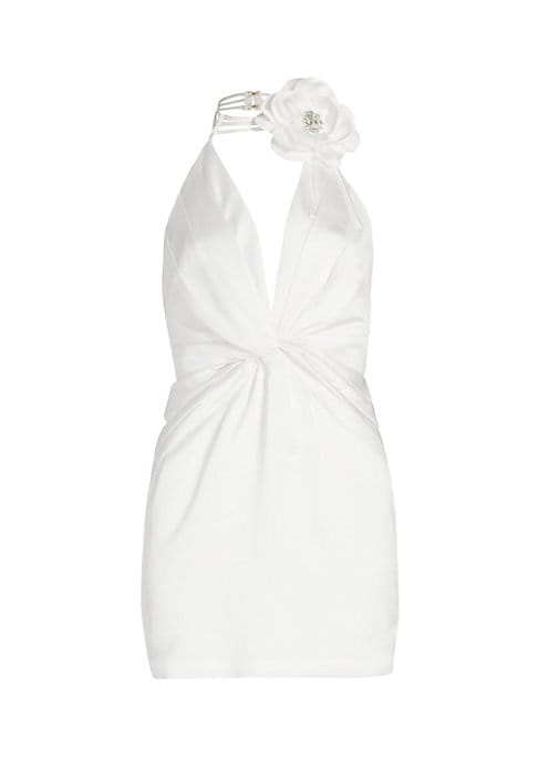 Floral Satin Minidress