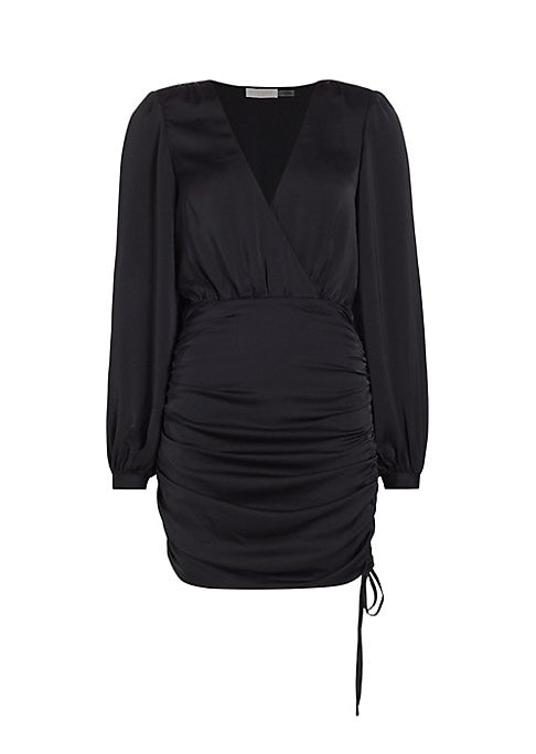Chic Ruched V-Dress