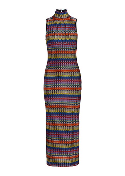 Chevron Chic Maxi Dress