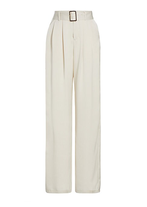 Chic Satin Wide-Leg Trousers