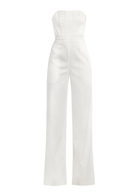 Sleek Strapless Jumpsuit