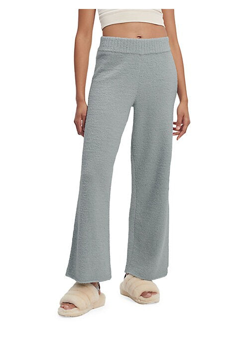 Fuzzy High-Waist Lounge Pants