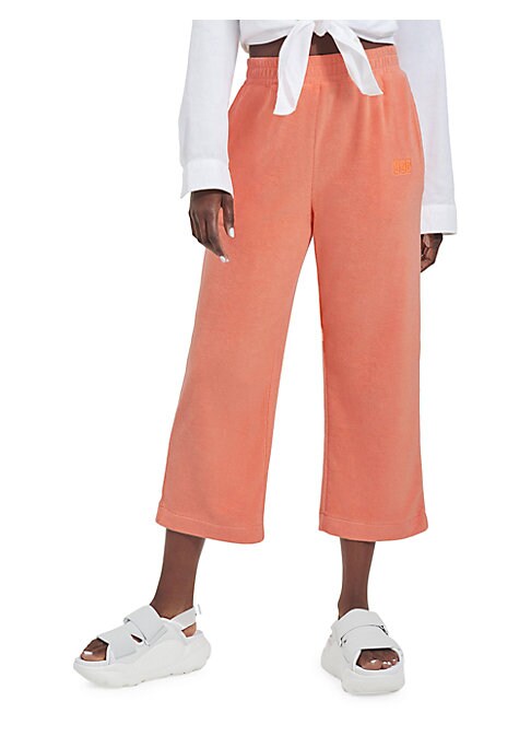 Cozy Cropped Terry Trousers