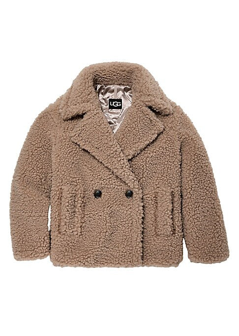 Cozy Sherpa Button Coat