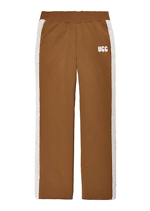 Faux Shearling Relaxed Pants