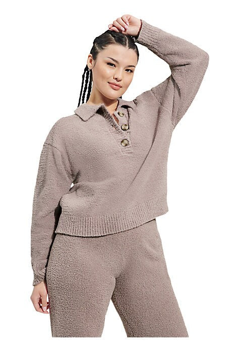 Textured Knit Polo