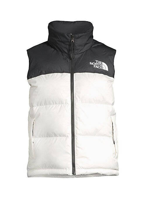 Vintage Colorblock Down Vest